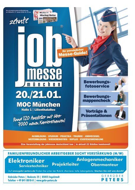 Der Messe-Guide zur 10. jobmesse münchen