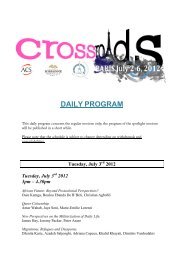 confirmed sessions and papers - the Crossroads 2012 website