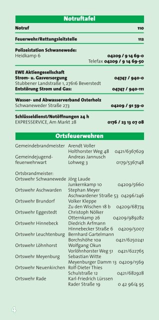 Schwaneweder Rundblick Jan.-März 2018