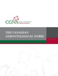 CGNA Newsletter Winter 2018