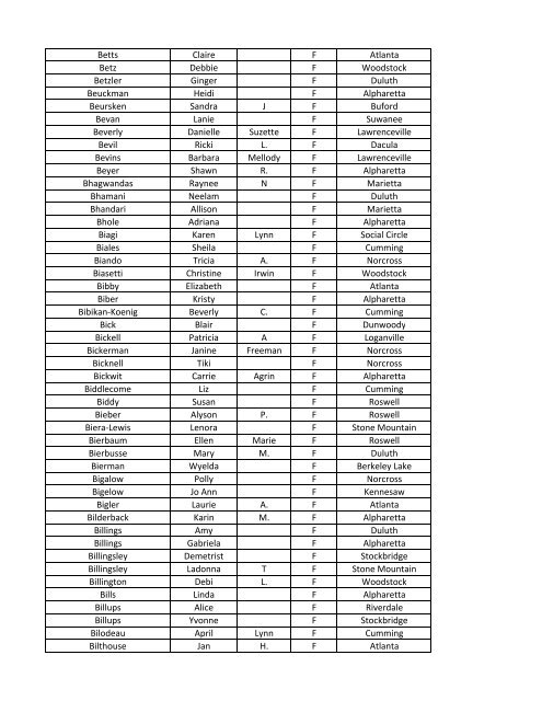 August ESL Rating List - USTA.com