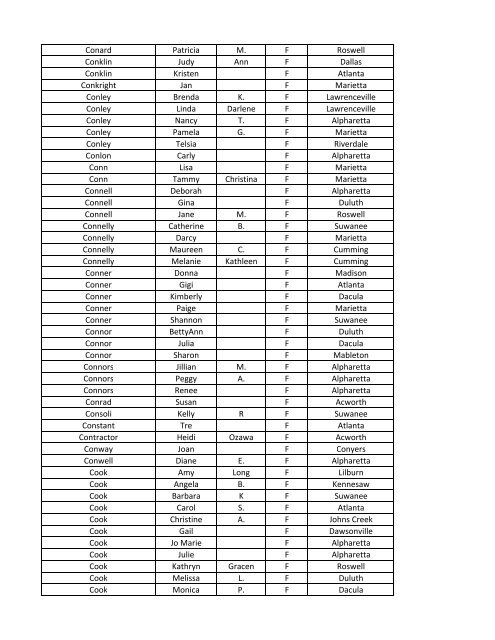 August ESL Rating List - USTA.com