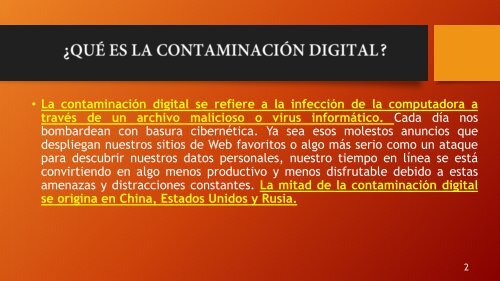 Contaminación Digital en México