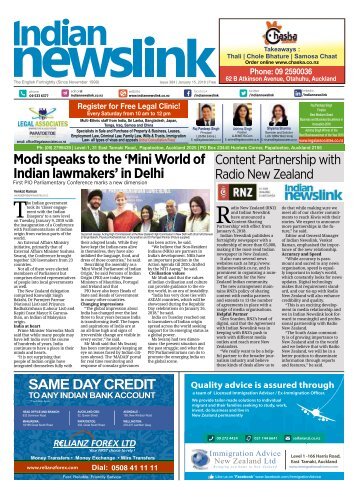 Indian Newslink January 15 2018 Digital Edition