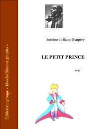 Le petit Prince d'Antoine de Saint Exupéry