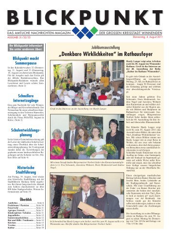 Blickpunkt Ausgabe 31-32-33-2011.pdf - Stadt Winnenden