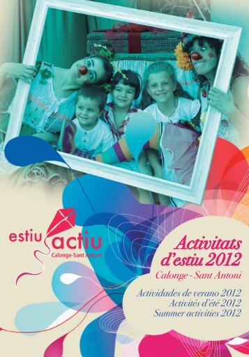 ACTIVITATS ESTIU CALONGE-SANT ANTONI 2012.indd