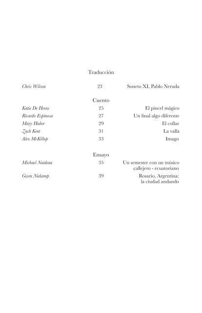 Puro Cuento (PDF 2.1MB) - Hispanic Studies - Vassar College