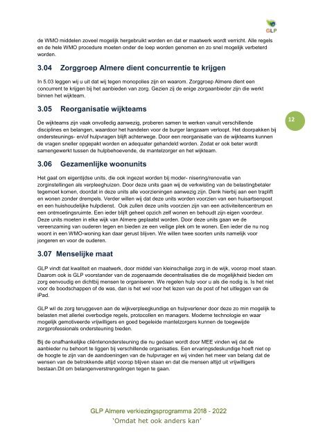 GLP_verkiezingsprogramma-almere_2018-2022