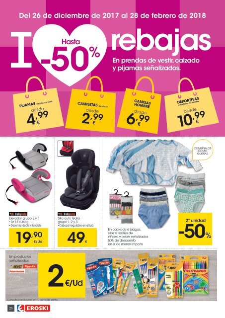 EROSKI HIPER OFERTAS HASTA 31 DE ENERO 2018