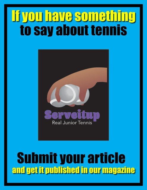 Serveitup Tennis Magazine #24