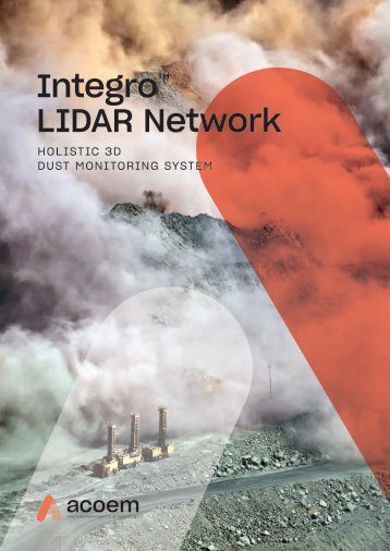 Acoem Integro LIDAR Network brochure