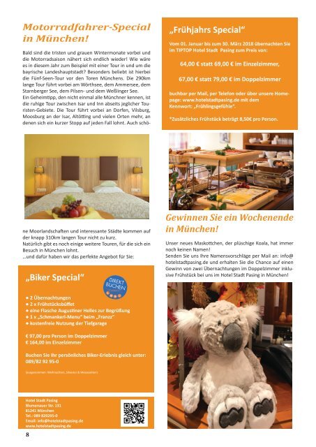 TIPTOP Hotel-Post - Ausgabe Januar 2018