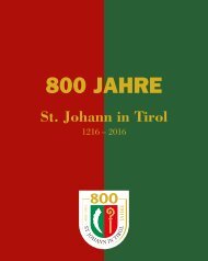 800 Jahre St. Johann in Tirol