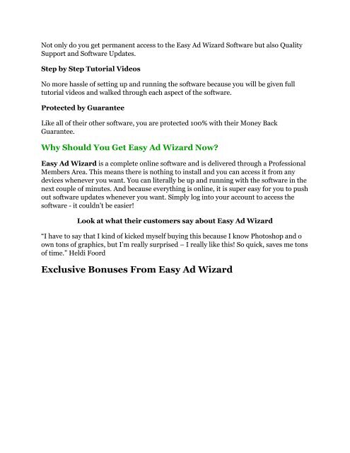 Easy Ad Wizard review - SECRETS of Easy Ad Wizardand $16800 BONUS