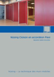 Nüsing Cloison en accordéon Flexi