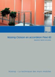 Nüsing Cloison en accordéon Flexi 60