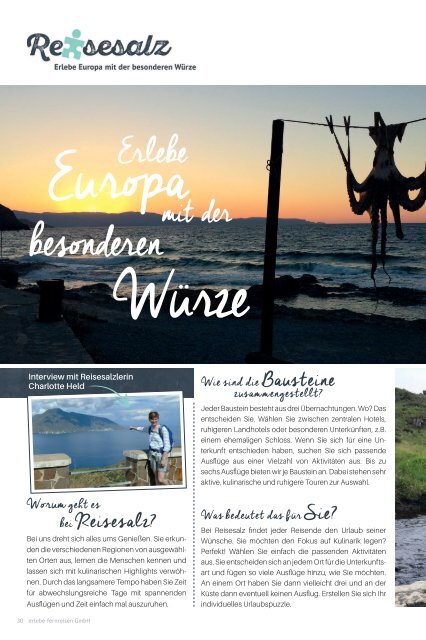 erlebe-fernreisen Kundenmagazin