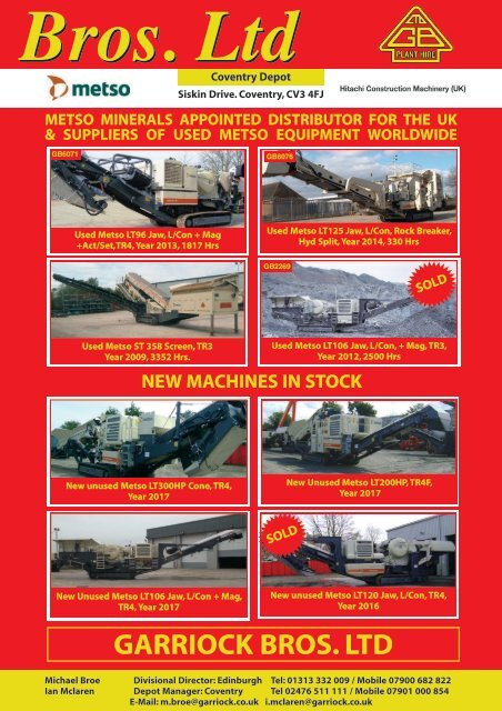 Construction Plant World 11th Jan 2018