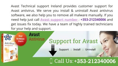 Call Avast Technical Support Toll-Free Number Ireland-+353-212340006 