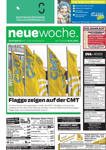 10.01.2018 Neue Woche