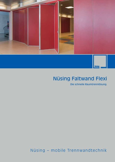 Nüsing Faltwand Flexi