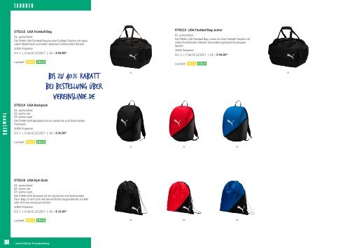 PUMA Teamsport-Katalog 2018