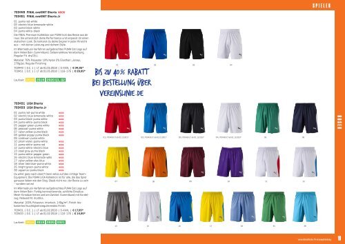 PUMA Teamsport-Katalog 2018