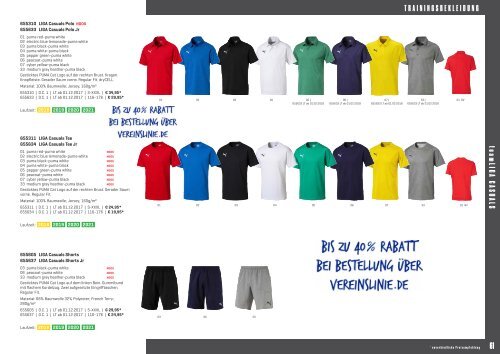 PUMA Teamsport-Katalog 2018