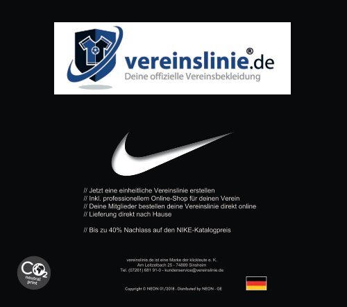 Nike Teamsport-Katalog 2018-2019