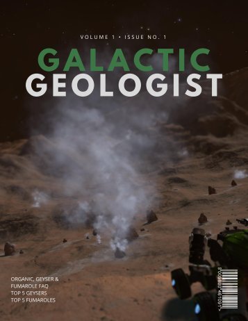 Galactic Geologist - Issue 1