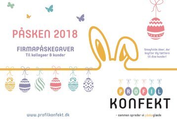 Profilkonfekt Påskekatalog 2018