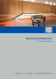 Nüsing Akustikplatten