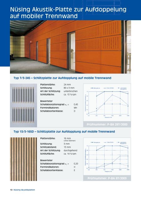 Nüsing Akustikplatten