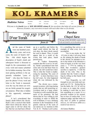 Kol Kramers II Issue 4.pub