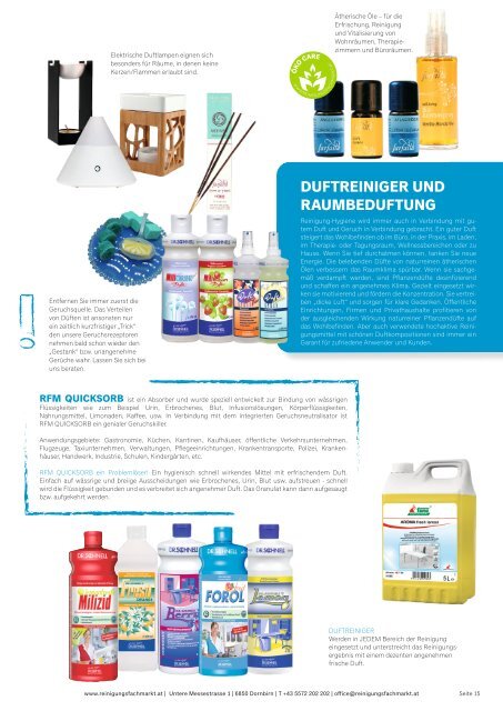 Reinigungsfachmarkt Katalog 2017/2018