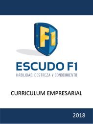 CURRICULUM EMPRESARIAL 2018