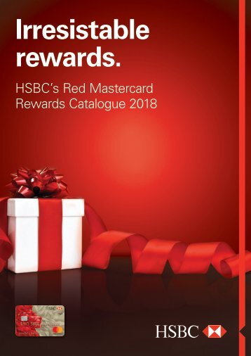 HSBC RED REWARDS CATALOG 2018
