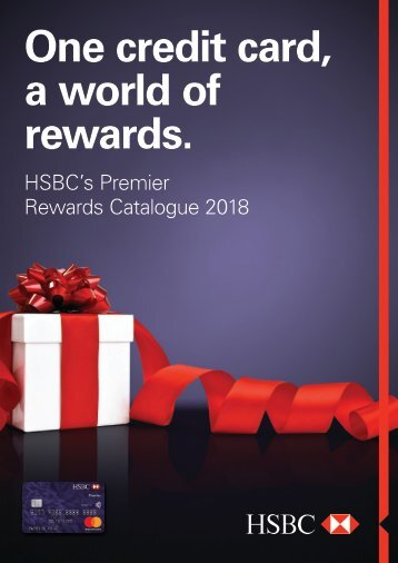 HSBC PREMIER REWARDS CATALOG 2018