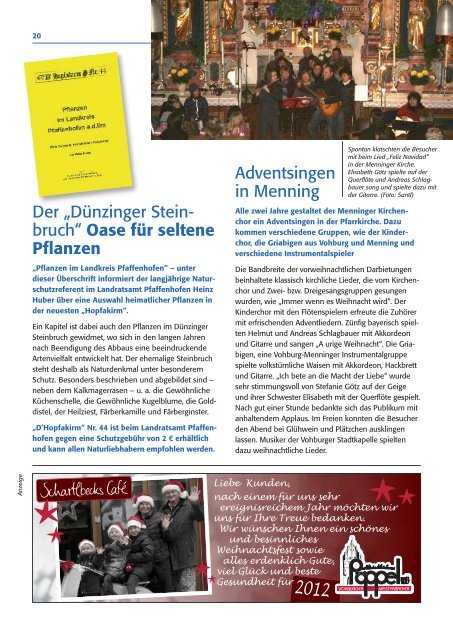 Vohburger Nachrichten - Stadt Vohburg