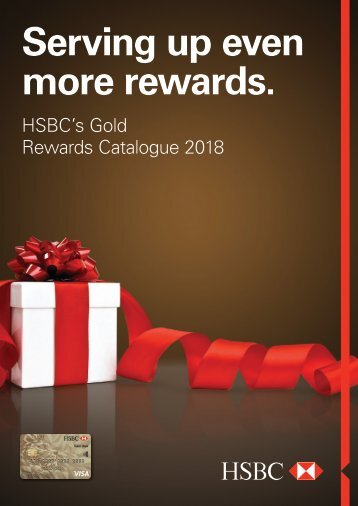 HSBC GOLD REWARDS CATALOG 2018