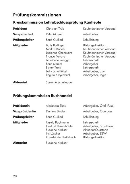 Jahresbericht 2006/07 ansehen - Wirtschaftsschule KV Winterthur