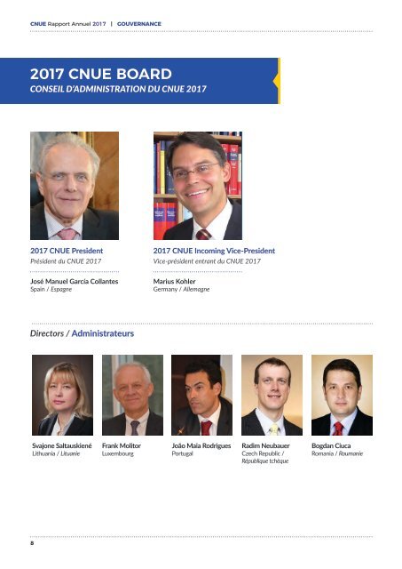 CNUE - Annual Report 2017