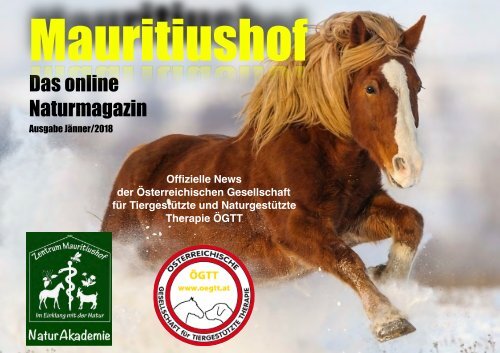 Mauritiushof Naturmagazin Jänner 2018