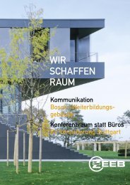 WIR SCHAFFEN RAUM - ZEEB Innenausbau GmbH Stuttgart
