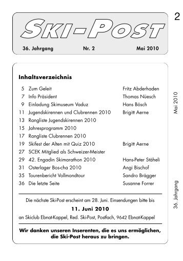 Skipost Nr2/10 (PDF 5.5MB) - Skiclub Ebnat-Kappel