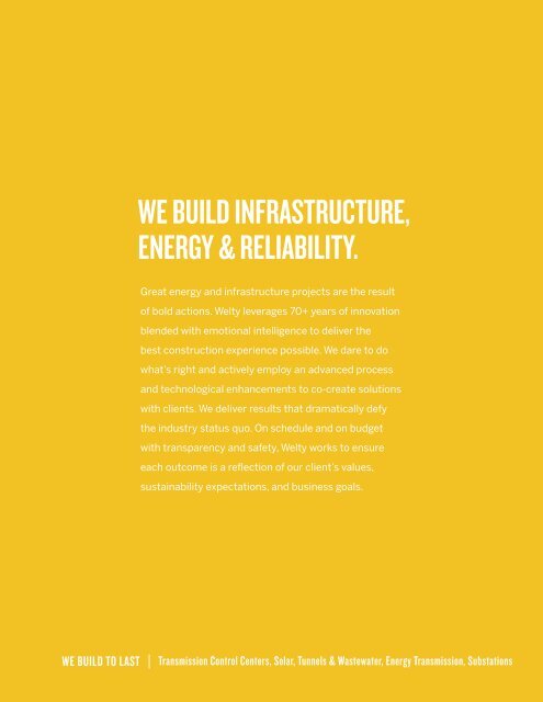 Energy & Infrastructure