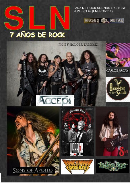 SOUNDS LIKE NEW Nº 49 (HEAVY AND HARD ROCK FANZINE)