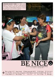 Be Nice☻ Newsletter (January 2018 Issue)