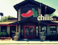 Chilis Grill and Bar 2.8 miles to the north of Smile Shoppe Pediatric Dentistry